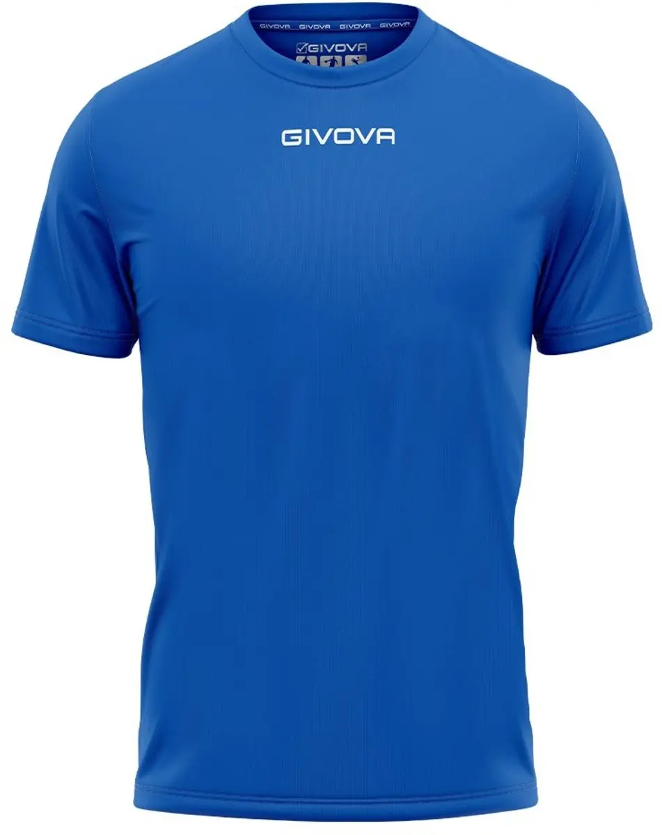 Givova One Microforata Sportshirt - XXXS - Blauw