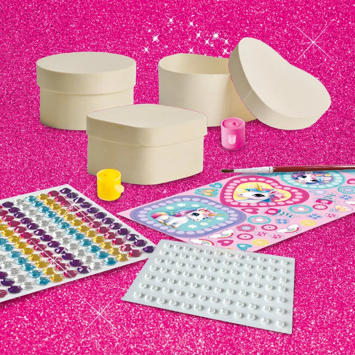 SES Creative Unicorn Diamant Painting - 3 Stuks Multicolor