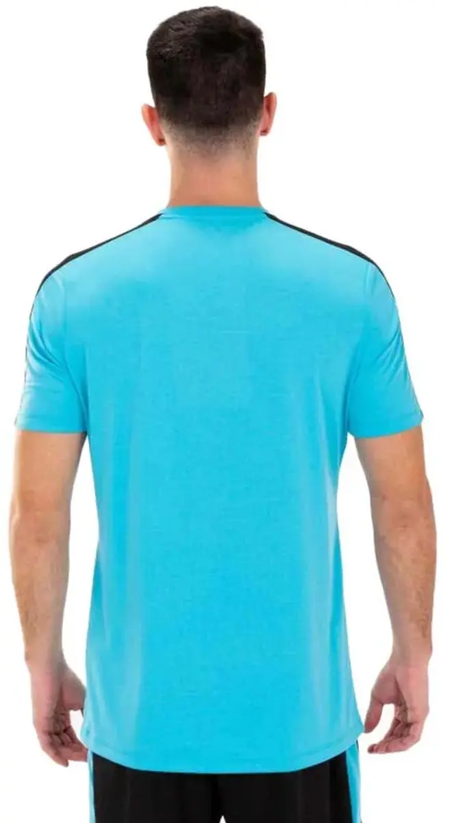Joma Academy III Shirt Kinderen 104 - Fluor Turquoise/Marine - afbeelding 2 van 5