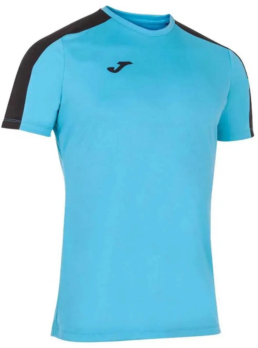 Joma Academy III Shirt Kinderen 104 - Fluor Turquoise/Marine - afbeelding 4 van 5