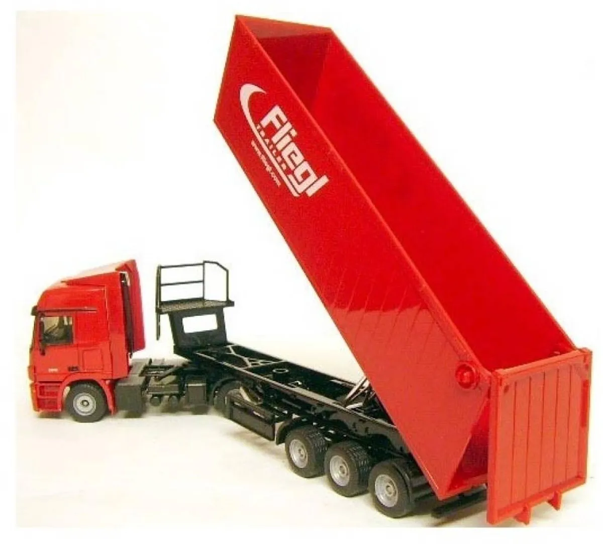 SIKU 3537 Vrachtwagen met Kiepwagen 1:50 - Rood