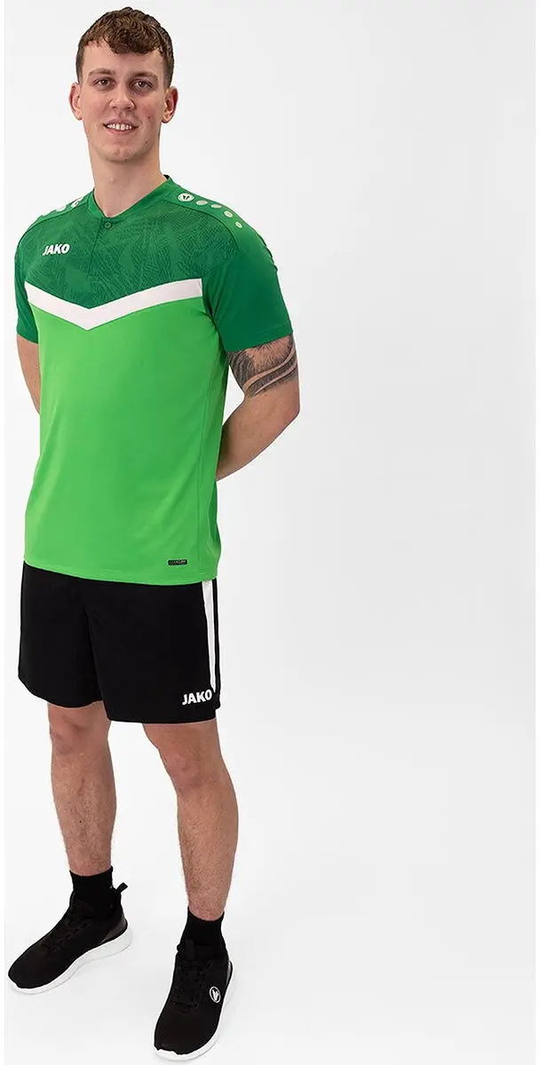 Jako Iconic Polo Heren - Sportgroen M - afbeelding 5 van 6