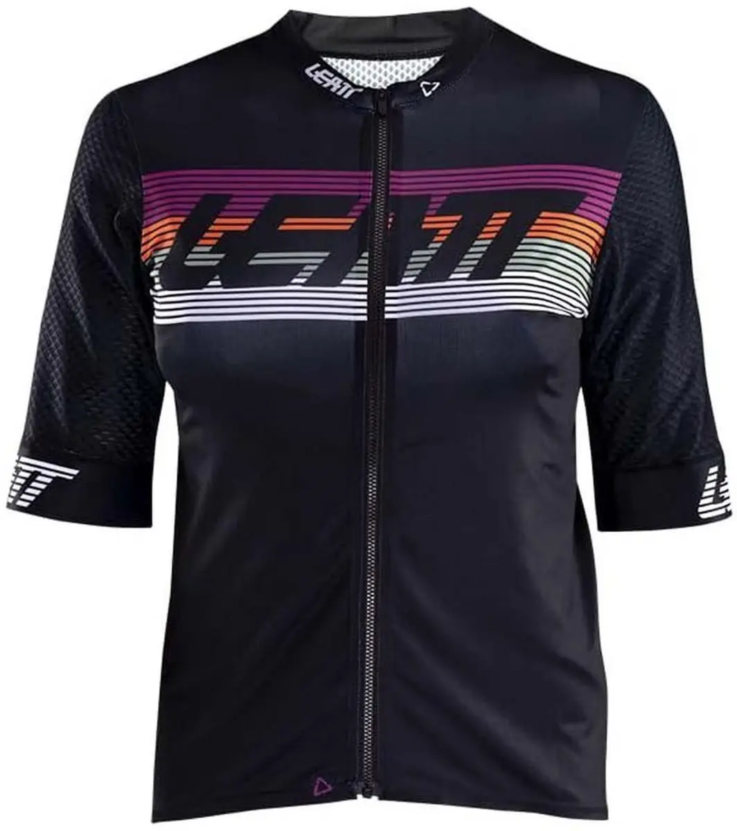 Leatt Mtb Endurance 6.0 Korte Mouw Wielertrui Zwart XL Vrouw