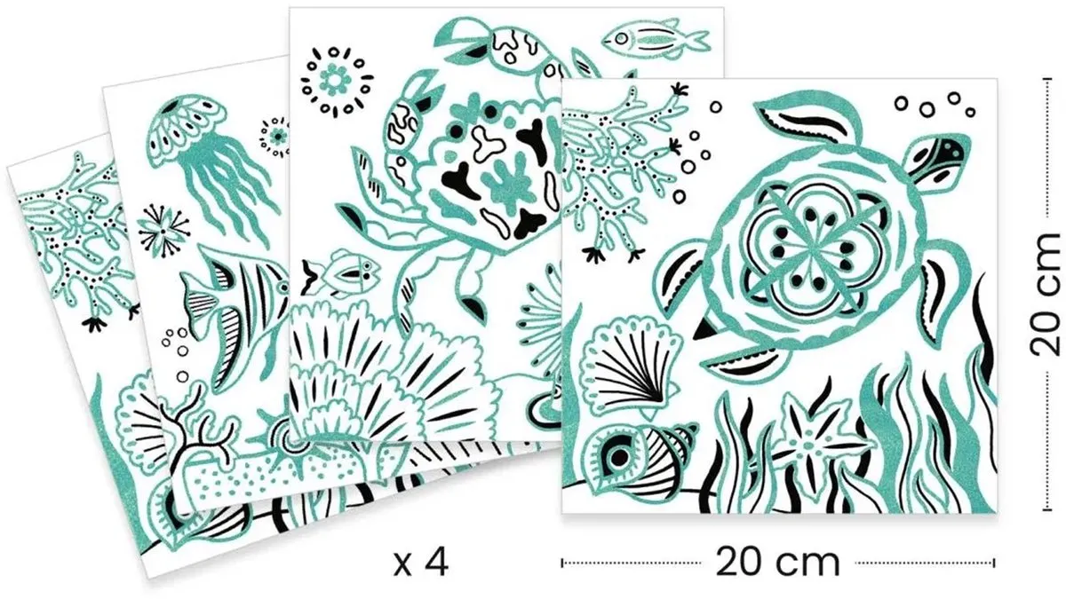 Djeco Onder Zee Knutselset - Multicolor
