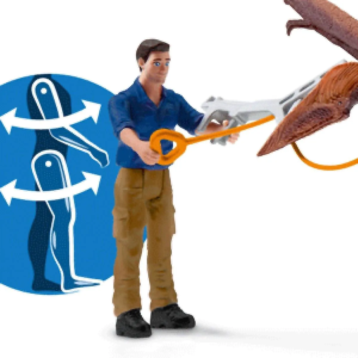 Schleich Jetpack Achtervolging Speelfigurenset 41467 - 7-delig - Multicolor