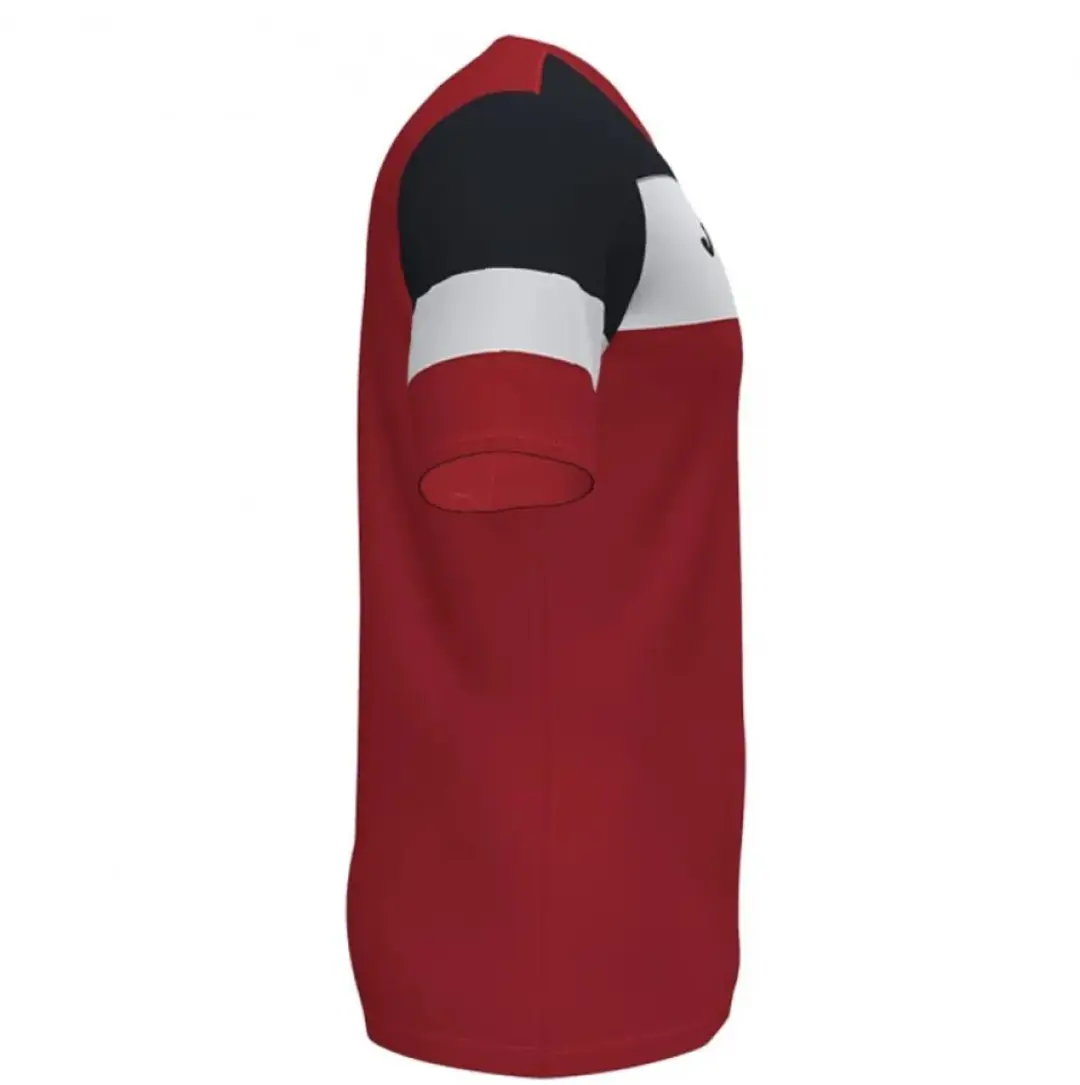 Joma Crew IV T-shirt - Rood/Zwart - 4-6 jaar - afbeelding 4 van 4