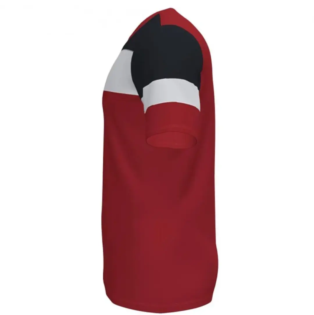 Joma Crew IV T-shirt - Rood/Zwart - 4-6 jaar - afbeelding 3 van 4