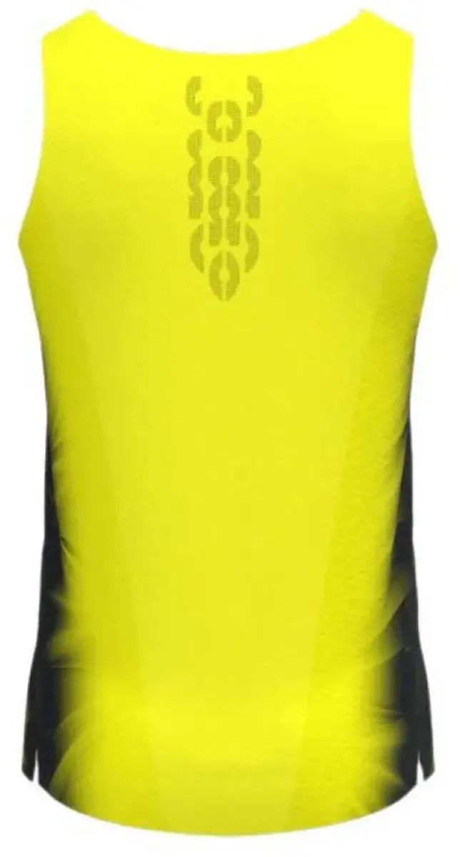 Joma Elite Xi Mouwloos T-shirt - S - Fluor Yellow/Black - afbeelding 6 van 6