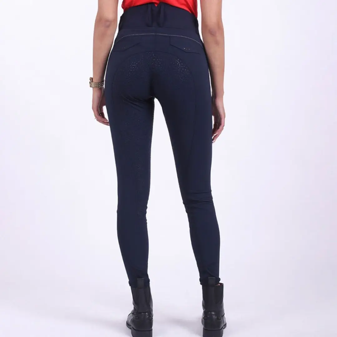 QHP Rijbroek Tara Full Grip Navy
