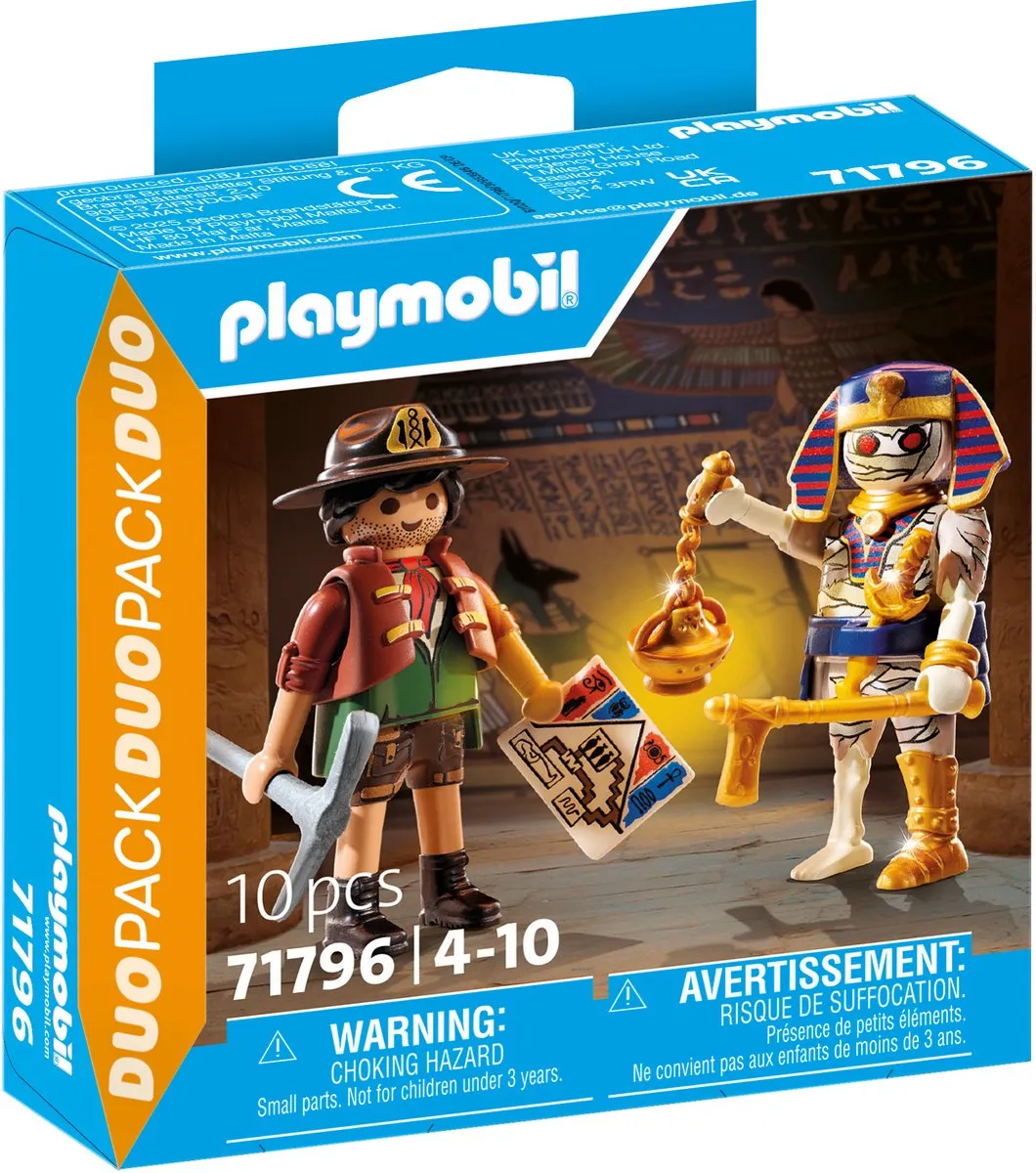 Playmobil Schattenjager & Mummie DuoPack 71796 - Multicolor
