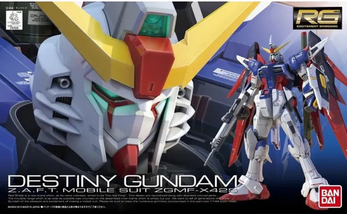 Bandai Namco RG Destiny Gundam 1/144 Modelbouwset