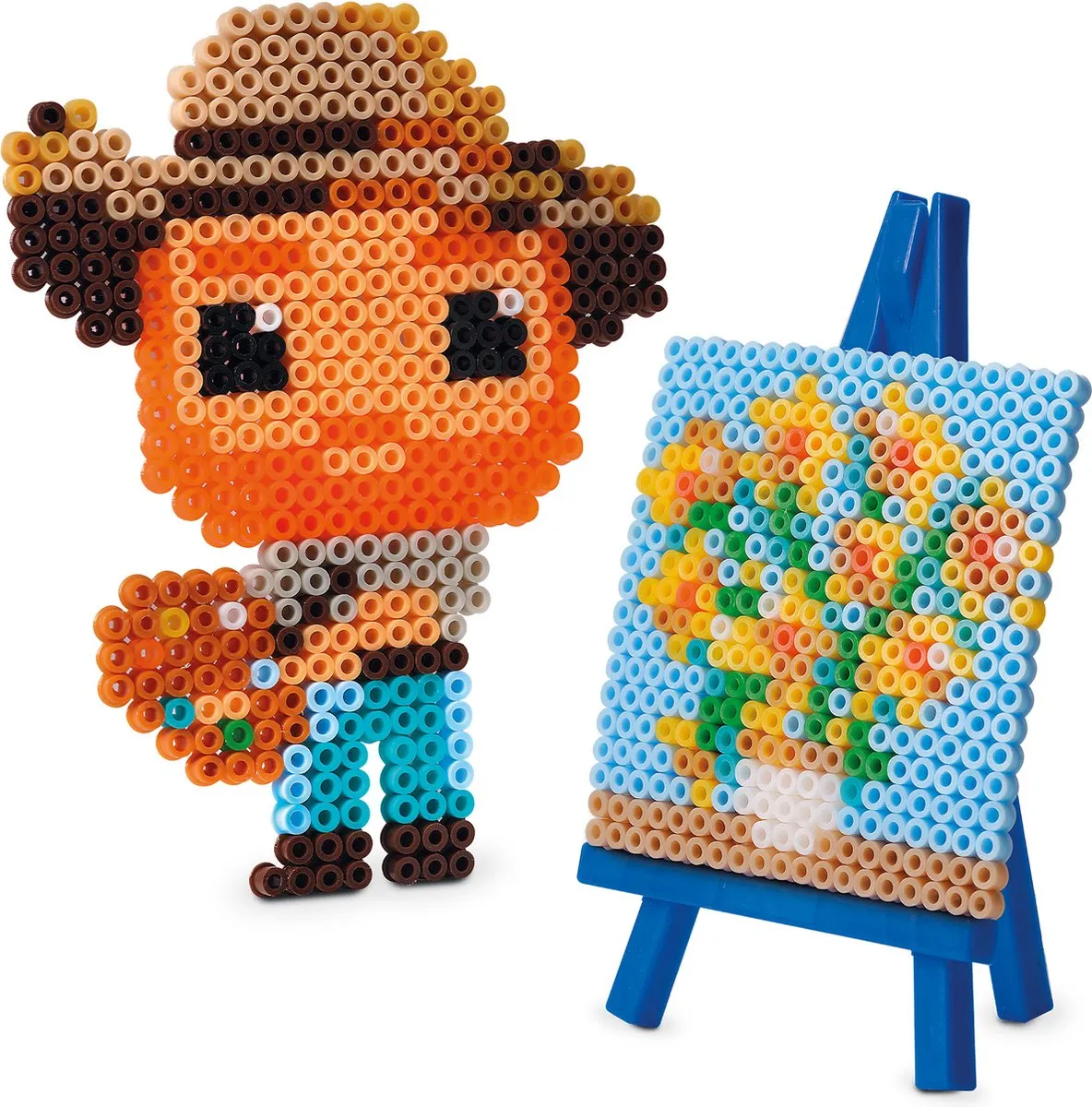 SES Creative Beedz Art Mini Kunstenaar Vincent - 1600 Strijkkralen - 15 Kleuren