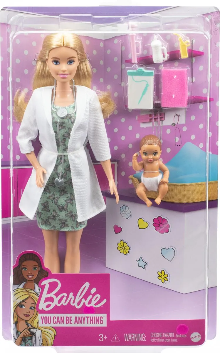 Barbie Baby Dokter Arts Speelset - Multicolor