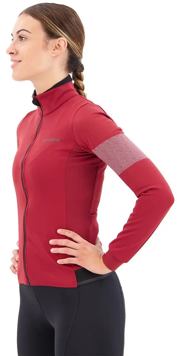 Shimano Kaede Wind Insulated Jas - Rood L