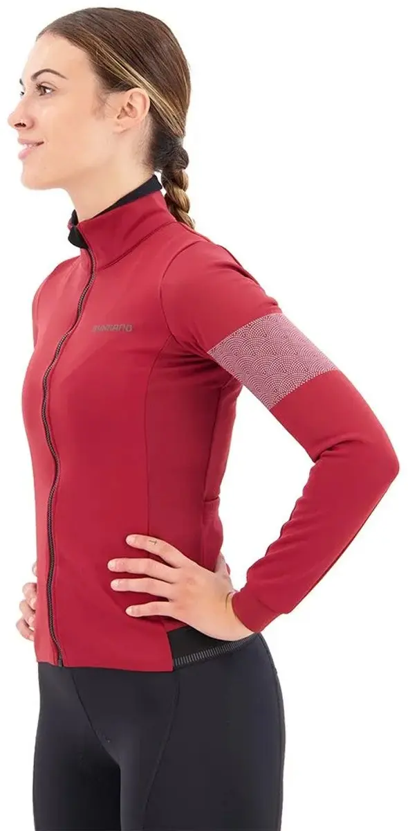 Shimano Kaede Wind Insulated Jas - Rood L - afbeelding 6 van 6