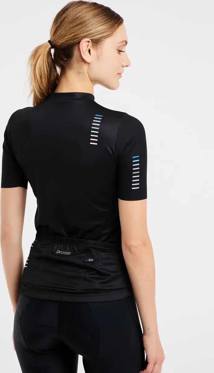 Protest Prtpictou Fietsshirt Dames - Korte mouwen L - Zwart