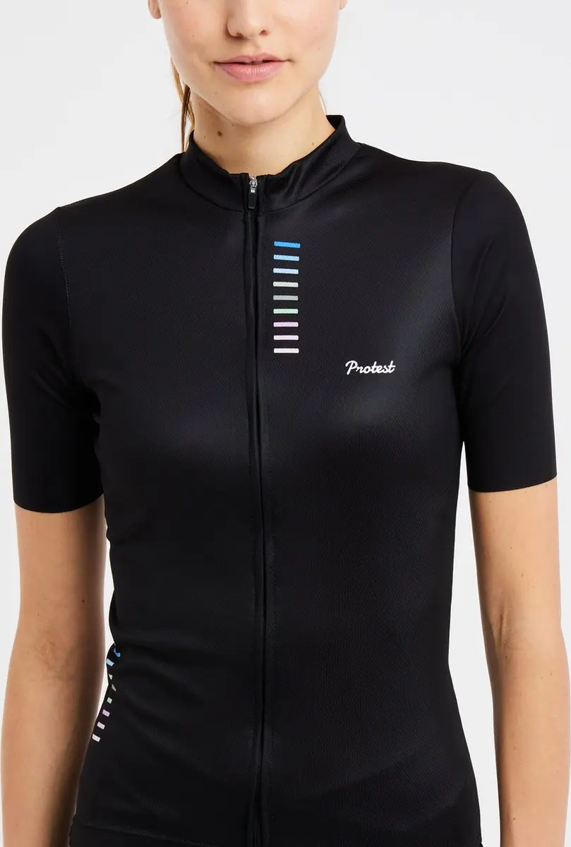 Protest Prtpictou Fietsshirt Dames - Korte mouwen L - Zwart