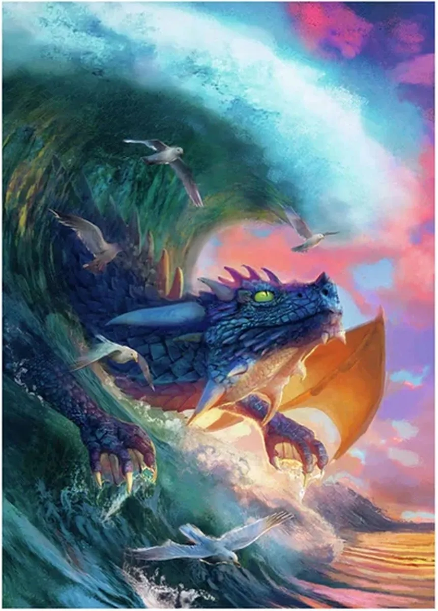 Ravensburger Drakenrace Legpuzzel 1000 Stuks - Multicolor