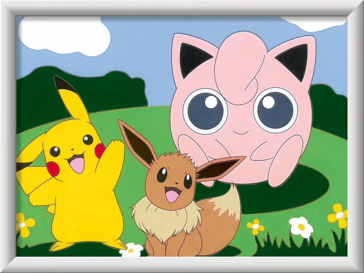 Ravensburger CreArt Pokémon Classics Schilderen op nummer - Multicolor