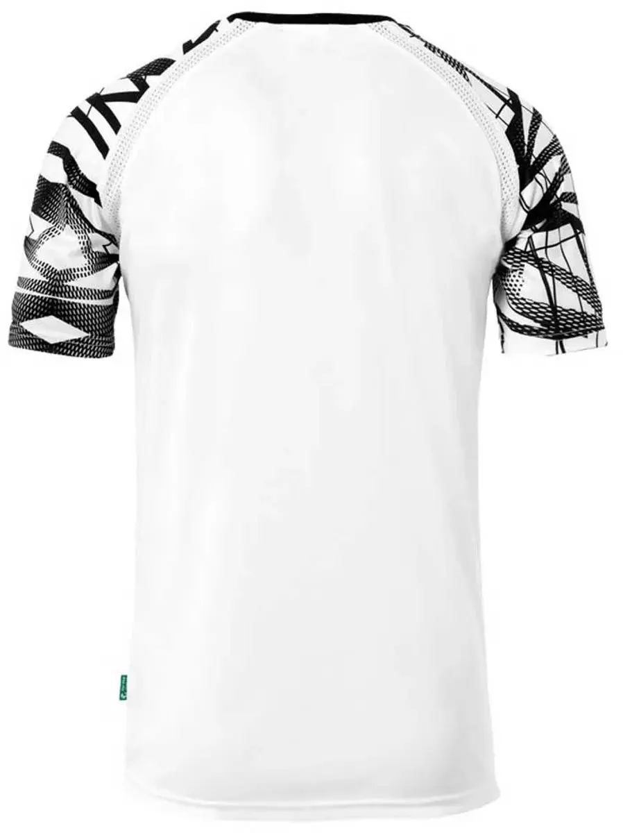 Uhlsport Goal 25 Shirt Korte Mouw Heren - S - Wit/Zwart