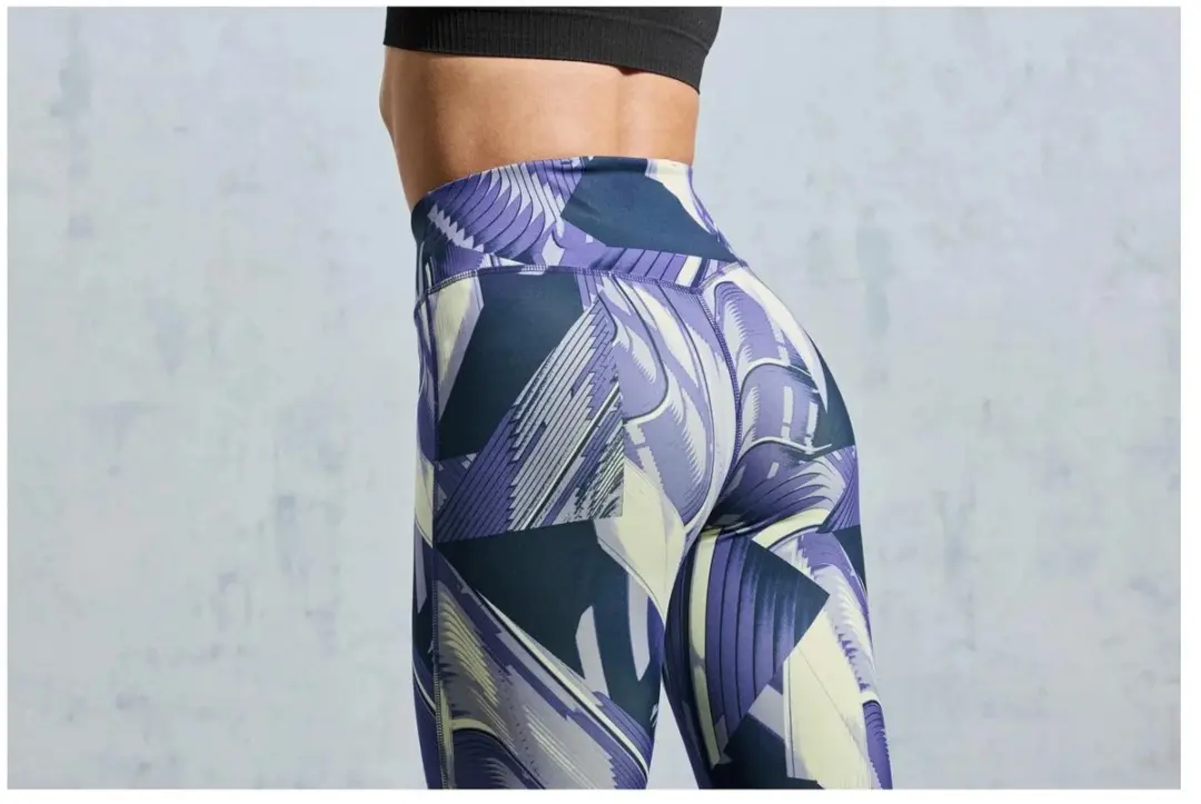 Crivit Dames Sportlegging S - Gekleurde Print