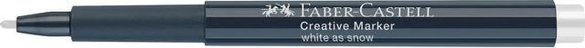 Faber-Castell Creatief Marker FC-160701 Wit 1,5mm