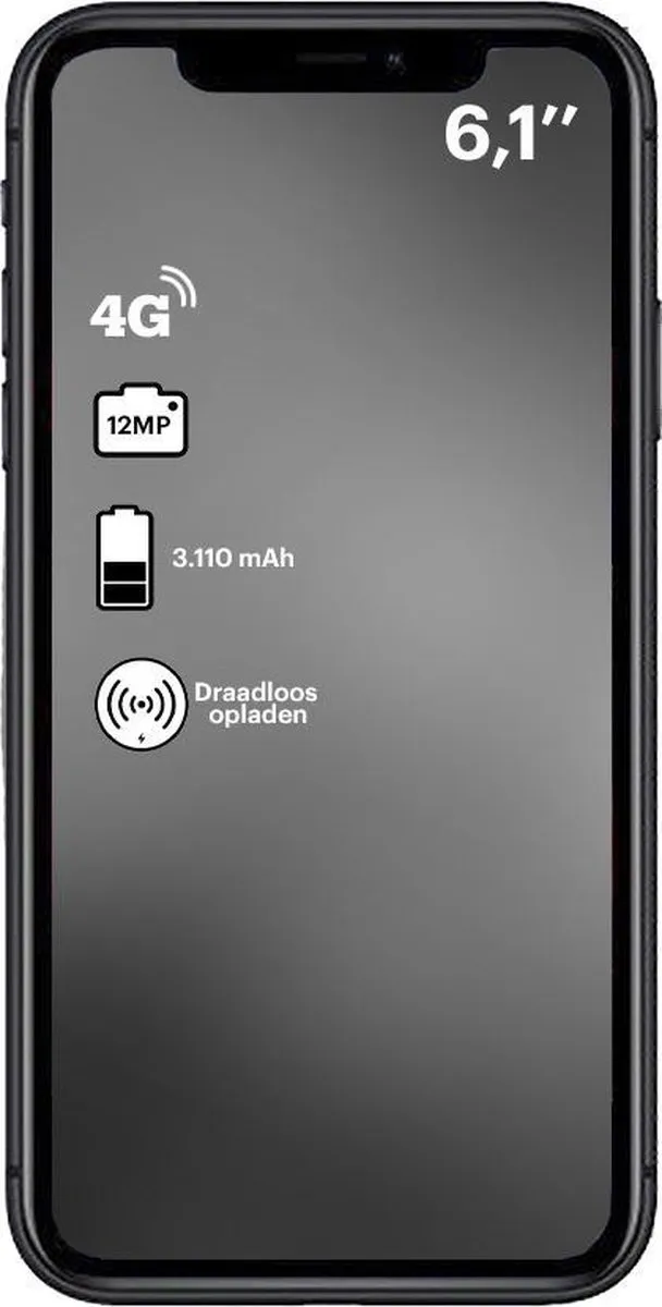Apple iPhone 11 128GB - Rood