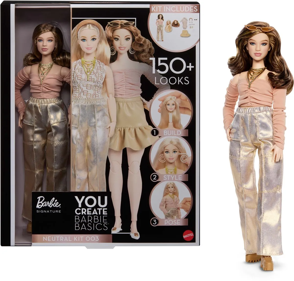 Barbie You Create Basics Neutrale Set - Meerkleurig