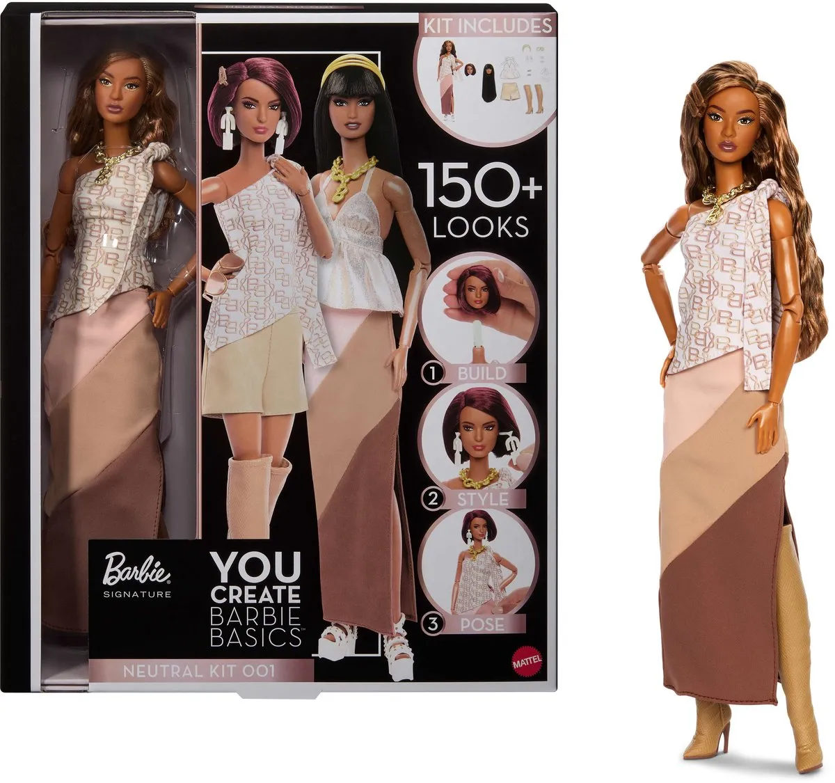 Barbie You Create Basics Neutrale Set - Meerkleurig