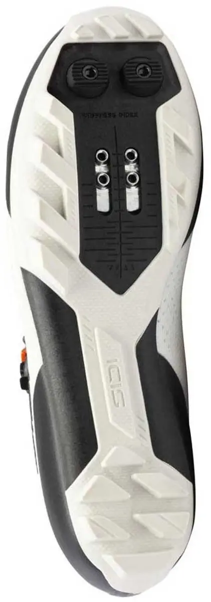 Sidi Dominator X Wielrenschoen - Carbon Zool - Wreefband - Wit - Heren 42