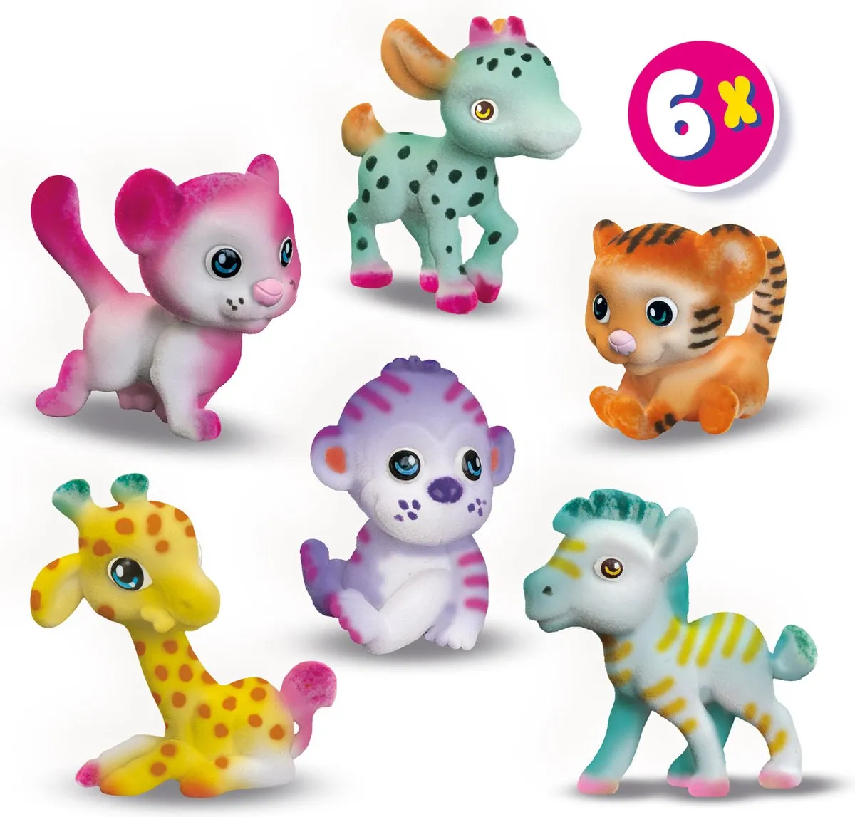 SES Creative Safari Dieren Airbrush Pens - 6 Stuks