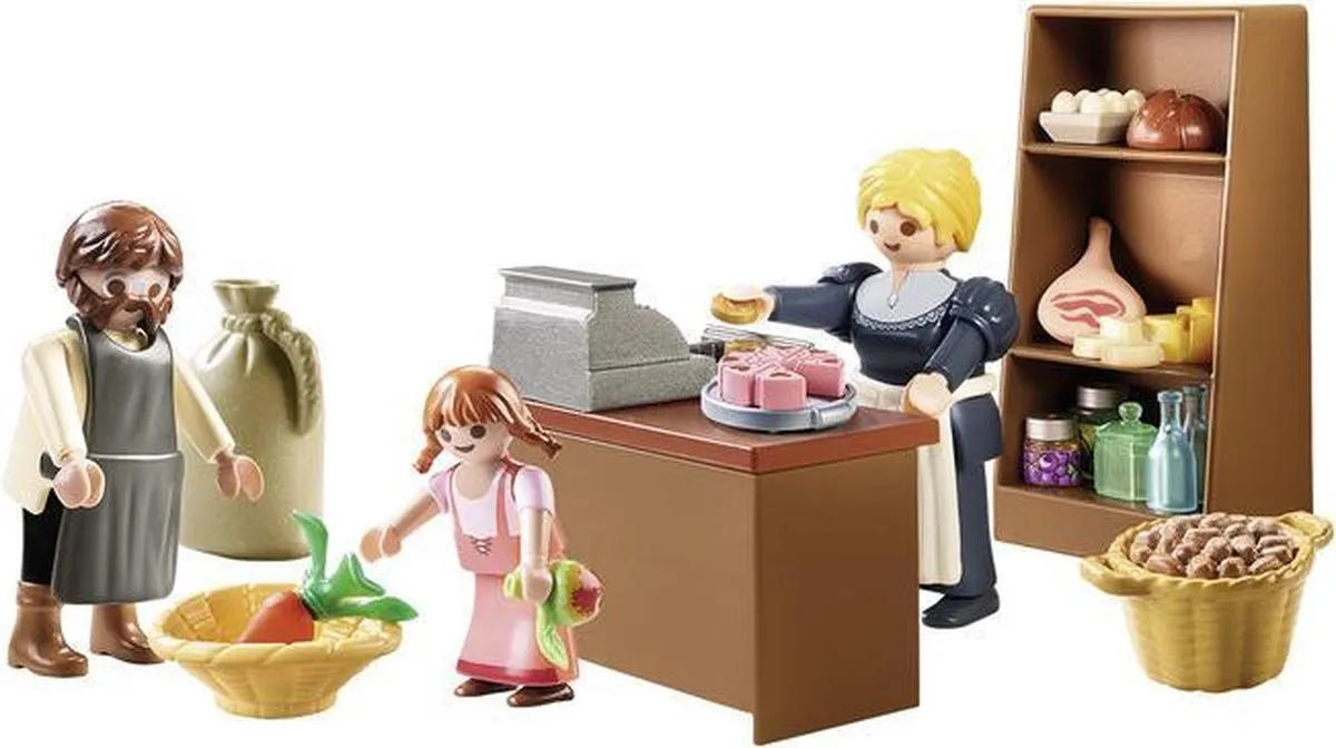 Playmobil Heidi Buurtwinkel van de Kellers 70257 - Multicolor