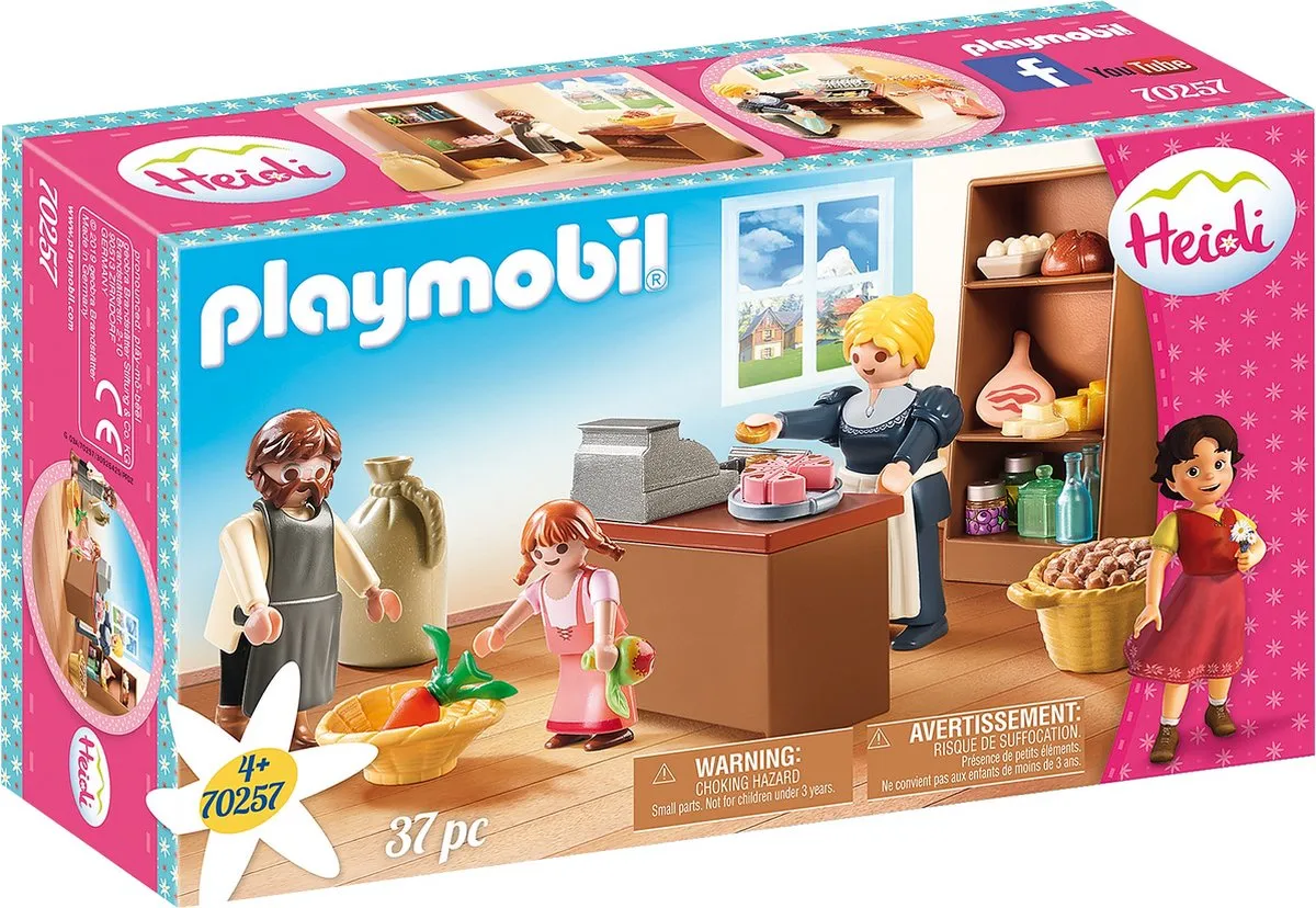 Playmobil Heidi Buurtwinkel van de Kellers 70257