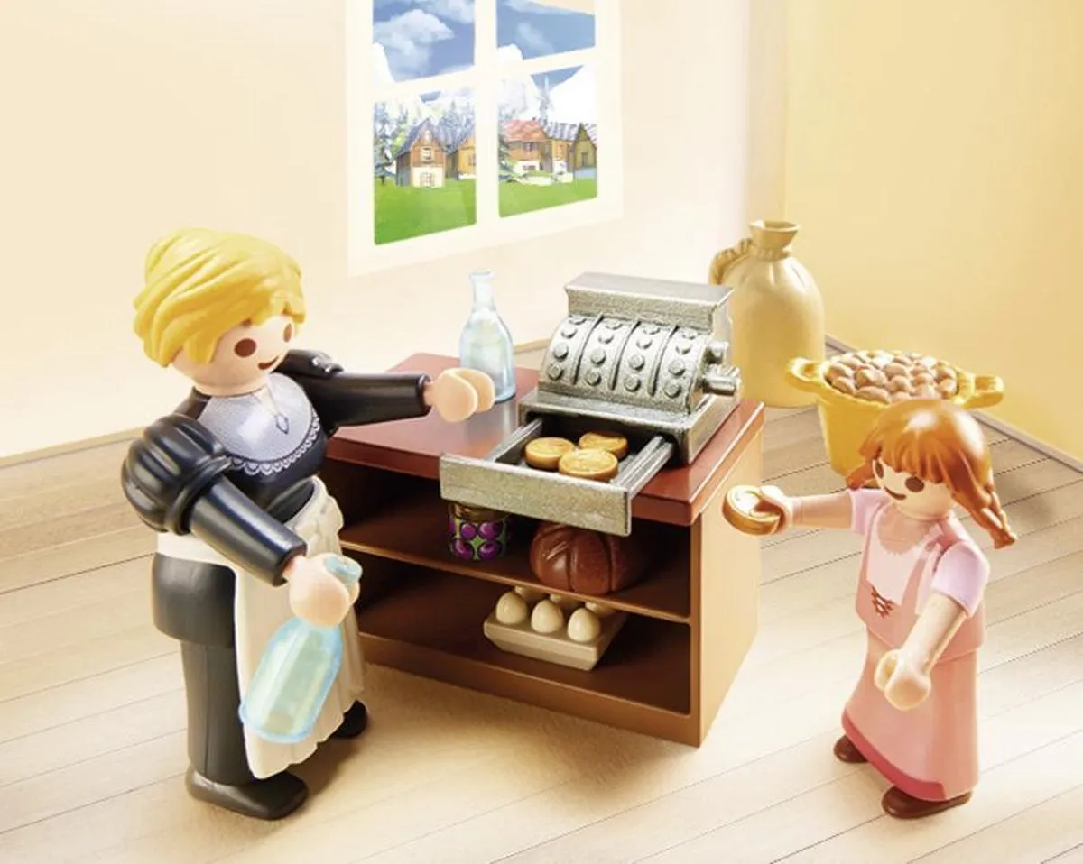 Playmobil Heidi Buurtwinkel van de Kellers 70257 - Multicolor