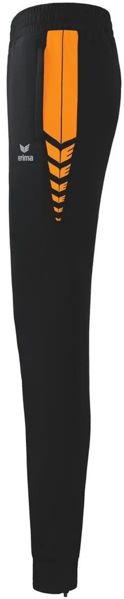 Erima Six Wings Worker Dames Trainingsbroek 38 - New Orange/Zwart
