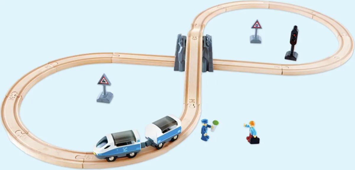 Hape Houten Treinbaan Figuur 8 E3729