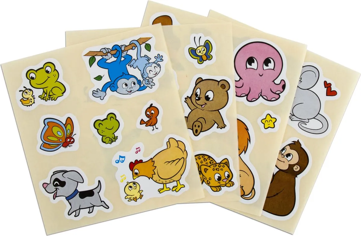 Crayola Jumbo Stickers Dieren Multicolor - 175 Stuks