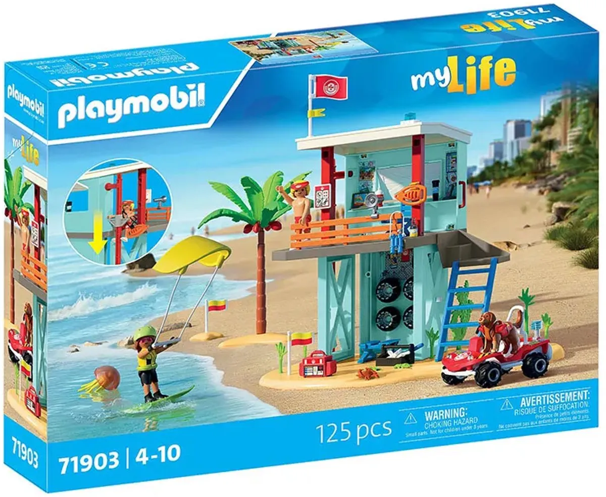 Playmobil Vakantie op het Strand Reddingstoren 71903 - Multicolor