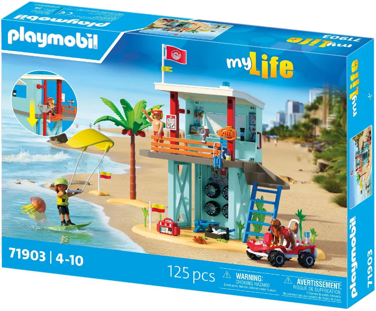 Playmobil Vakantie op het Strand Reddingstoren 71903 - Multicolor - afbeelding 6 van 6