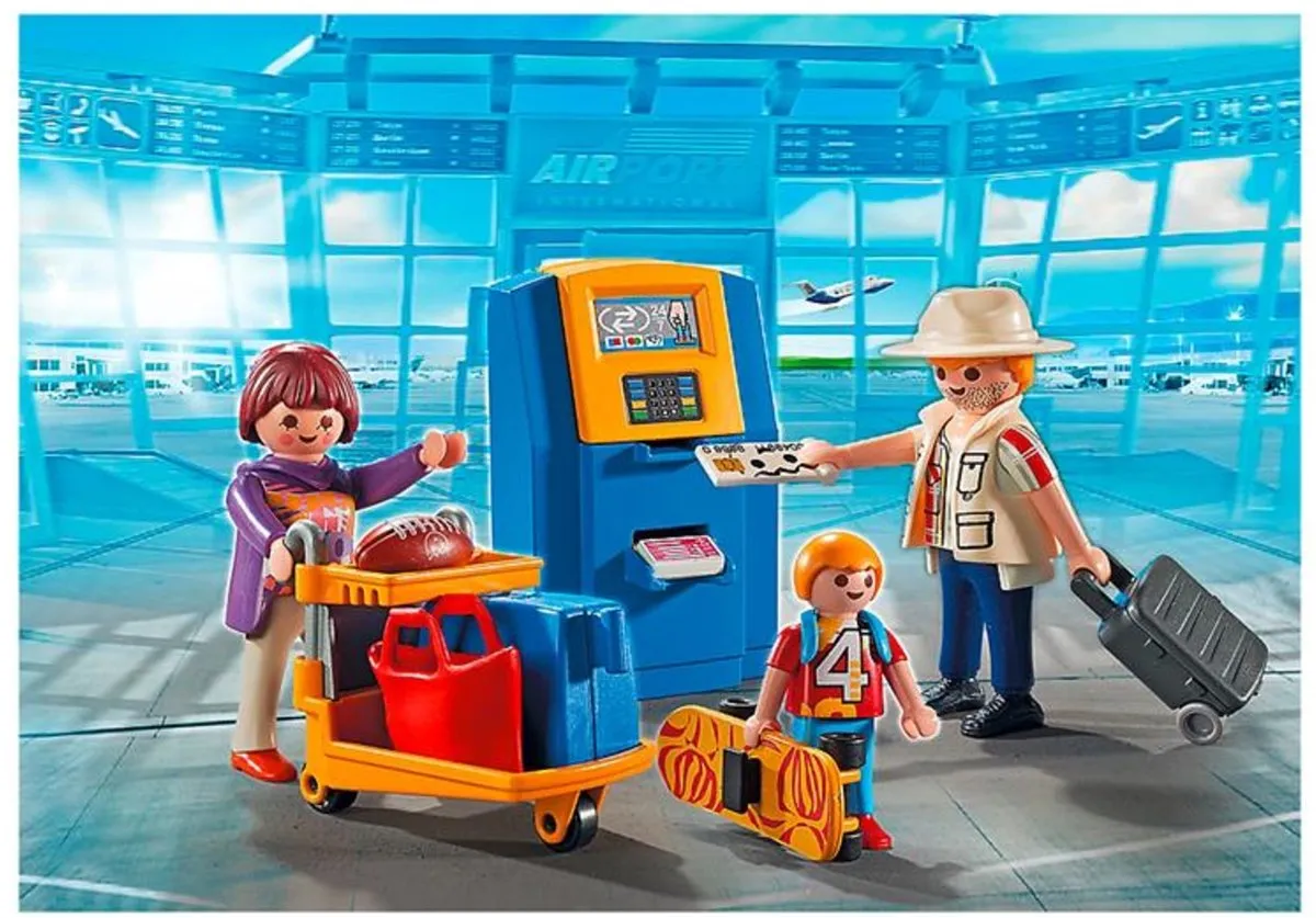Playmobil Vakantiegangers Incheckbalie 5399 - Multicolor - afbeelding 4 van 6