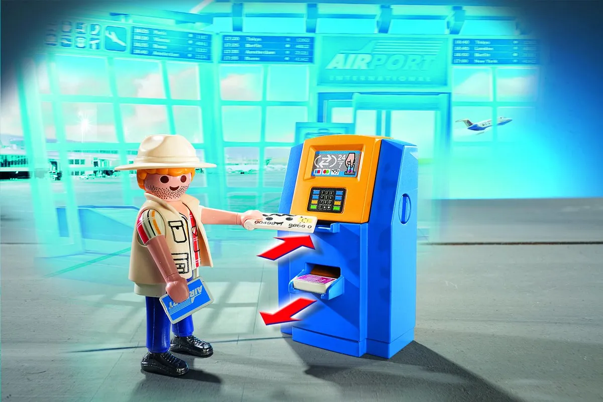 Playmobil Vakantiegangers Incheckbalie 5399 - Multicolor - afbeelding 3 van 6