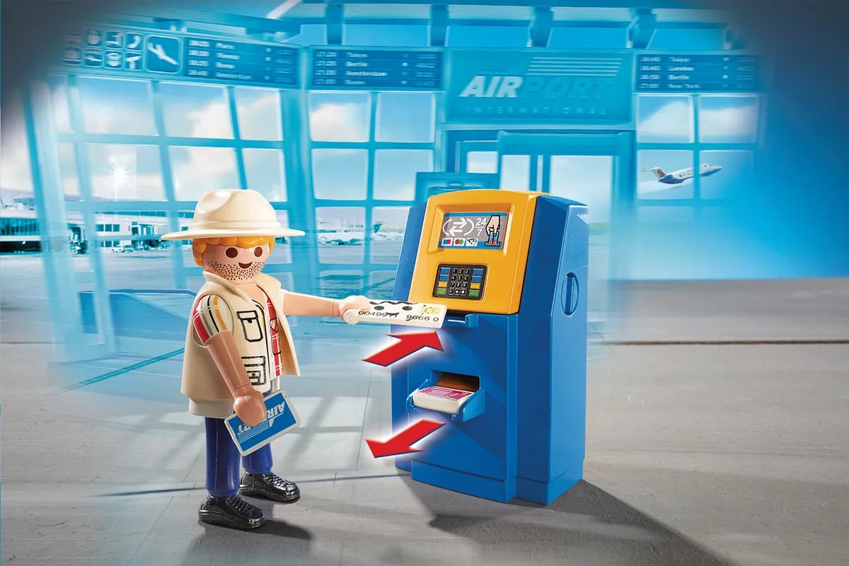 Playmobil Vakantiegangers Incheckbalie 5399 - Multicolor - afbeelding 6 van 6