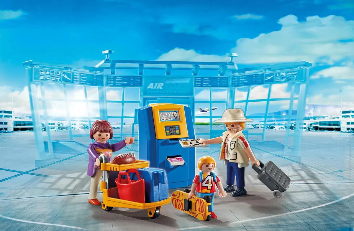 Playmobil Vakantiegangers Incheckbalie 5399 - Multicolor - afbeelding 5 van 6