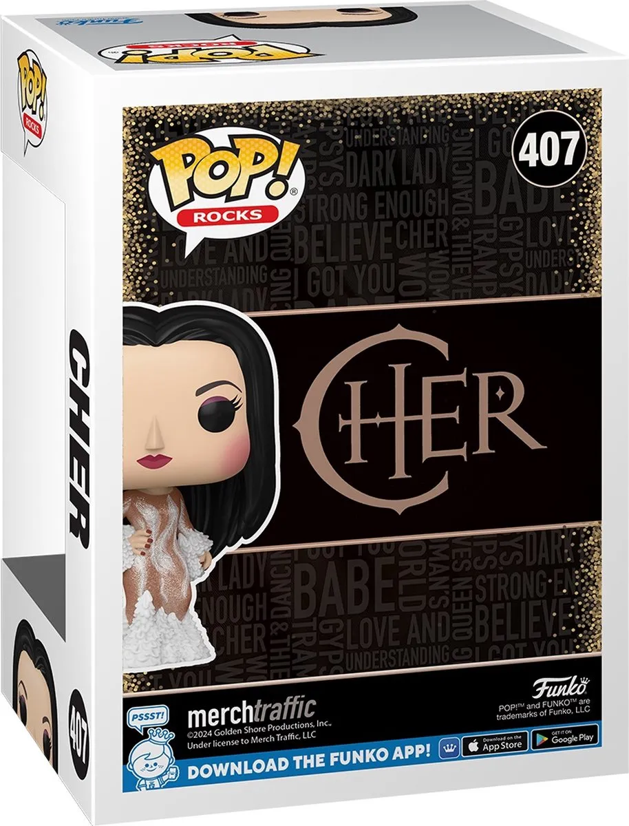Funko Pop #407 Cher Met Gala Pop Rocks