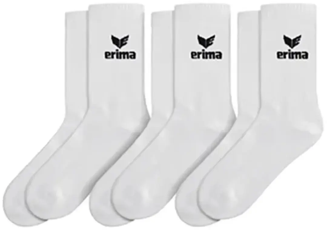 Erima Sportsokken 3-Pack - Wit - Maat 43-46 - afbeelding 5 van 5