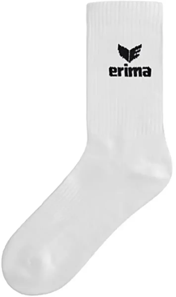 Erima Sportsokken 3-Pack - Wit - Maat 43-46 - afbeelding 3 van 5