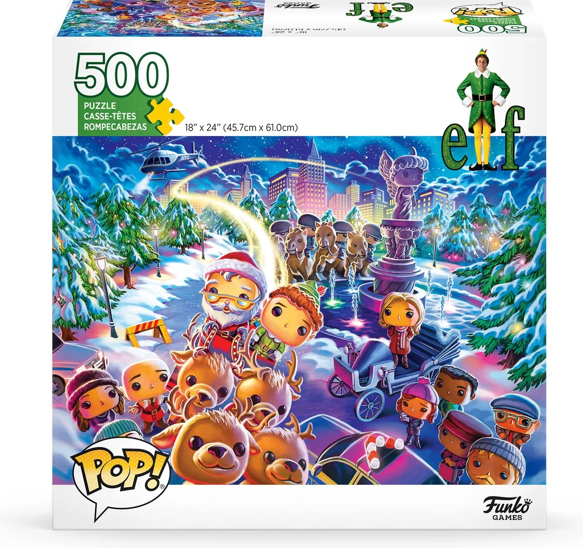 Funko Elf Puzzel POP! Collage 500 Stuks - 45x60cm - Multicolours