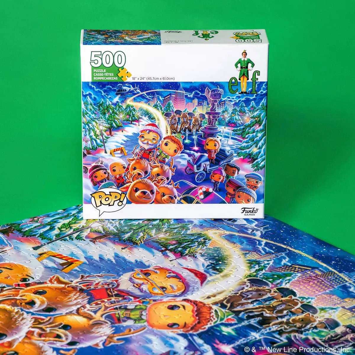 Funko Elf Puzzel POP! Collage 500 Stuks - 45x60cm - Multicolours