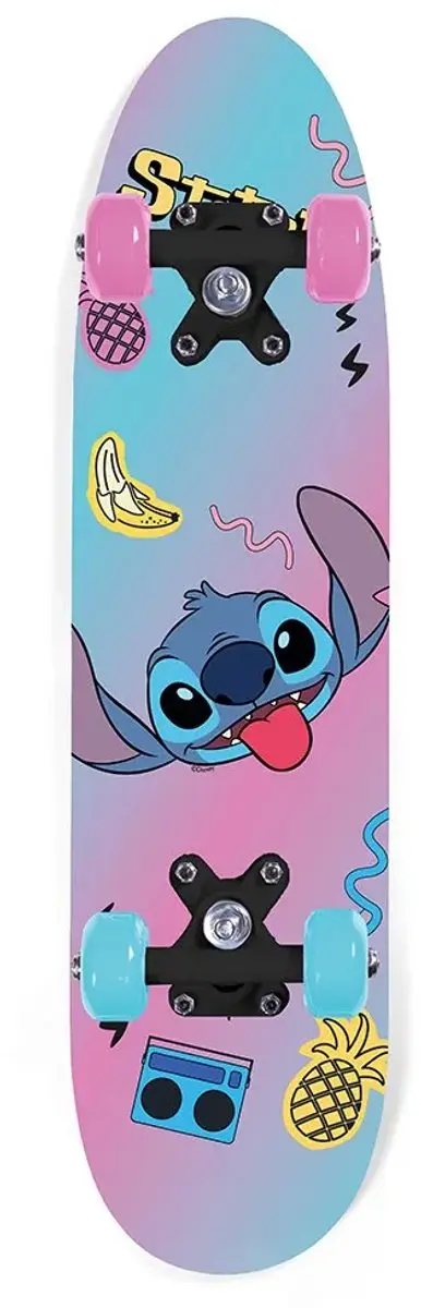 Lilo & Stitch Stitch Skateboard 24" - Veelkleurig