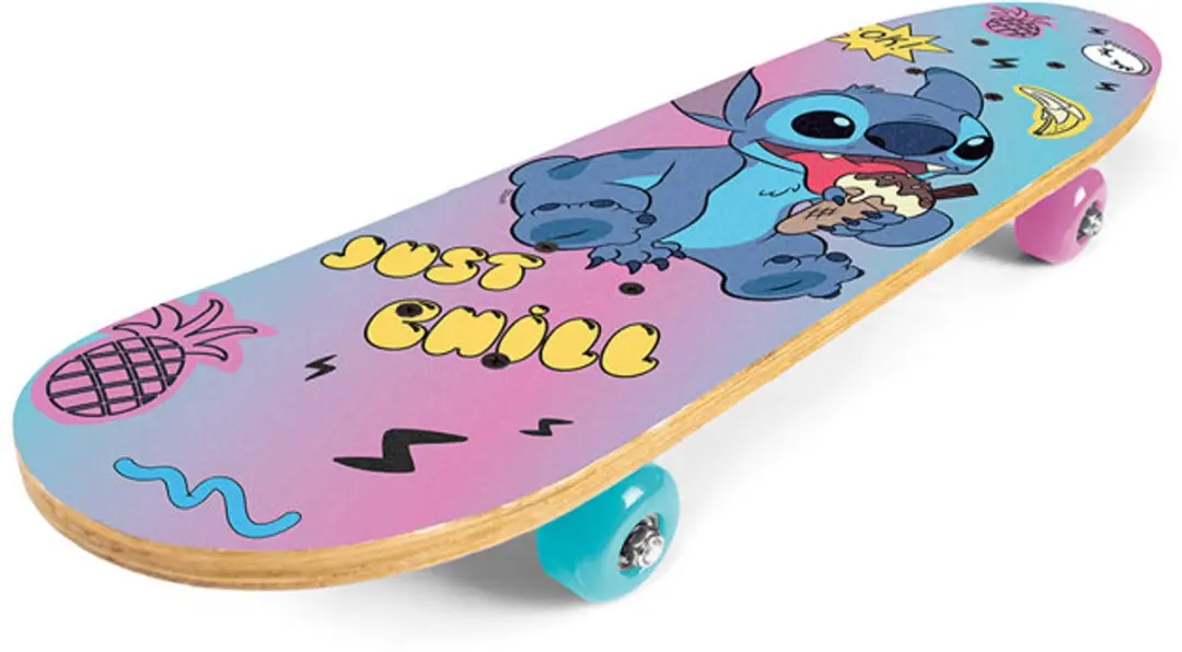 Lilo & Stitch Stitch Skateboard 24" - Veelkleurig